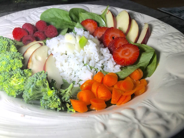 Salade de Riz Santé Légumes et Fruits 8