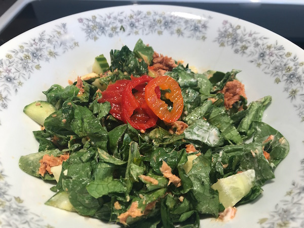 Salade d'épinards et Thon 3