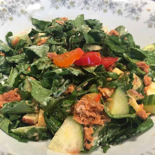 Salade d'épinards et Thon 6