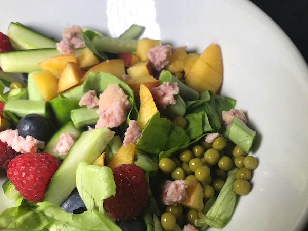 Salade Flocons de Jambon Légumes et Fruits 1