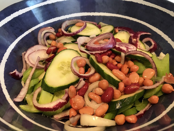 Salade Santé avec Légumineuses, 