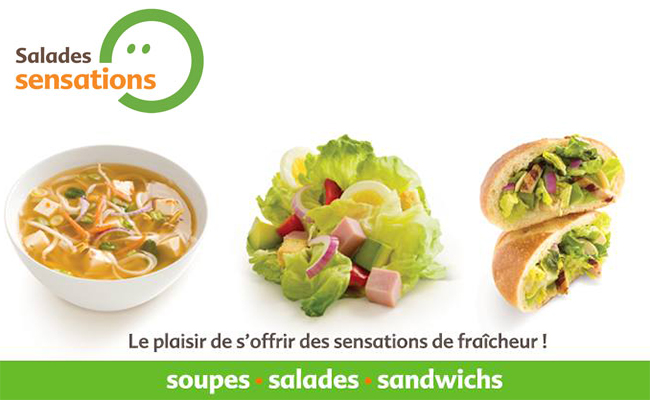 Salades Sensations - Soupe, Salade et Sandwich