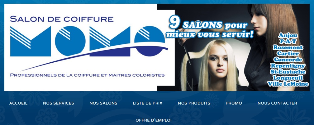 Salon de Coiffure Momo en Ligne Salon de Coiffure Momo en Ligne