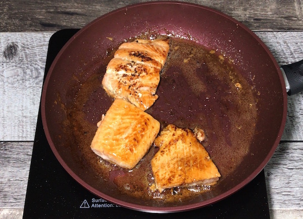 Saumon Cuit avec Vinaigre Balsamique 1