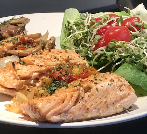 Saumon et Petits Légumes Sautés 6