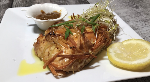 Saumon Oignon Caramélisé et Amande 6