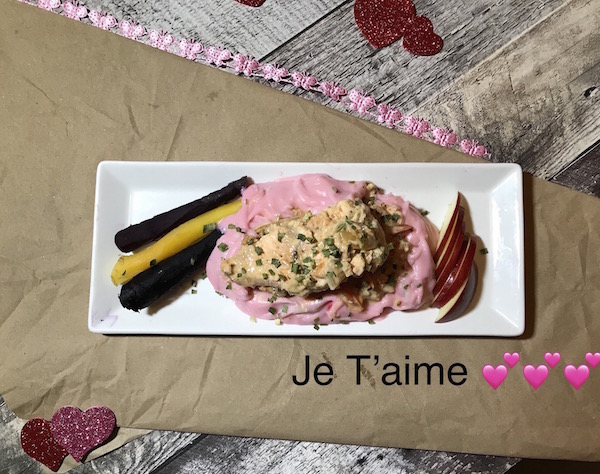 Saumon sur Pommes de Terre Rose D'amour 5