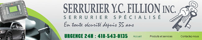 Serrurier Y.C. Fillion Serrurier Y.C. Fillion