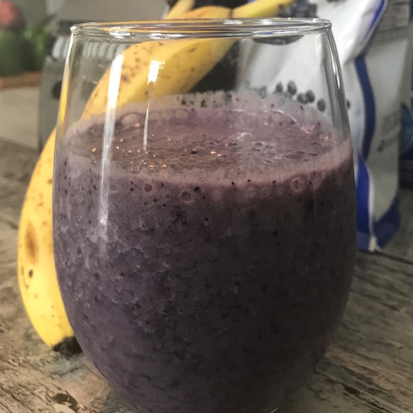 Smoothie aux Bleuets et Bananes 5