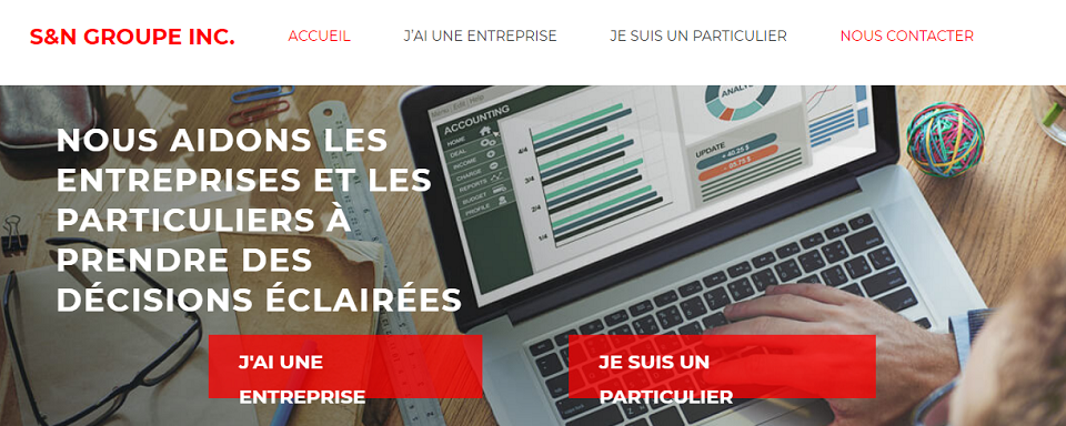 S&N Groupe Inc. en Ligne 