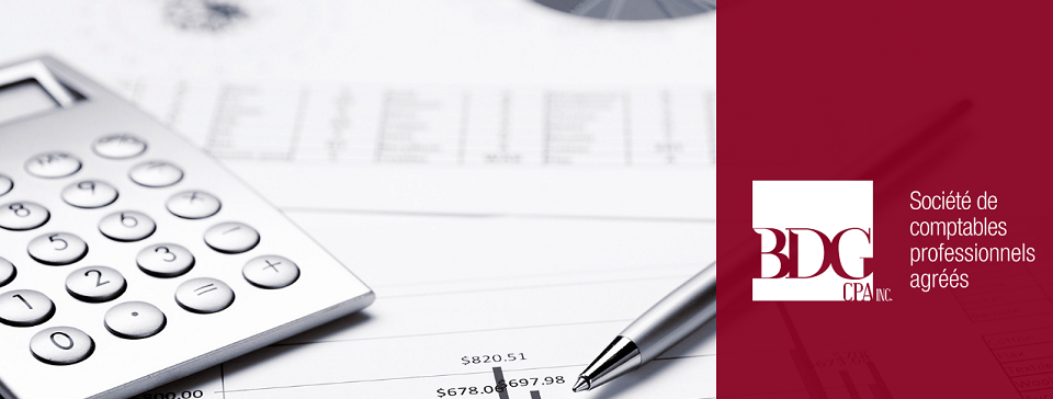 Société de Comptables Professionnels Agréés BDG CPA Inc. en Ligne