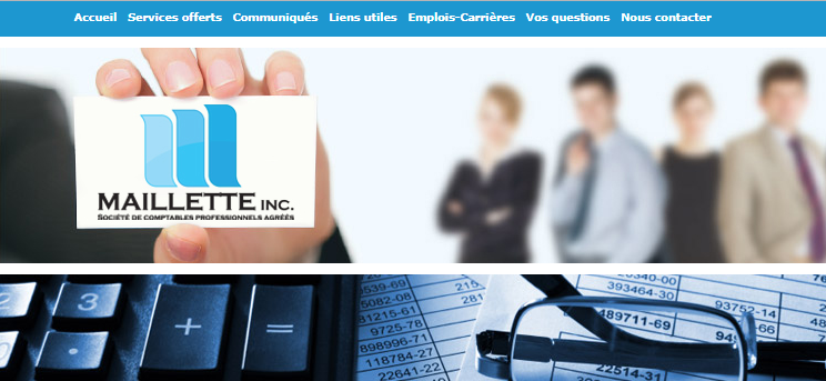 Soci&eacute;t&eacute; de Comptables Professionnels Agr&eacute;&eacute;s Maillette Inc. en Ligne