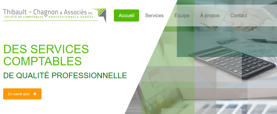 Société de Comptables Thibault, Chagnon & Associés Inc. en Ligne
