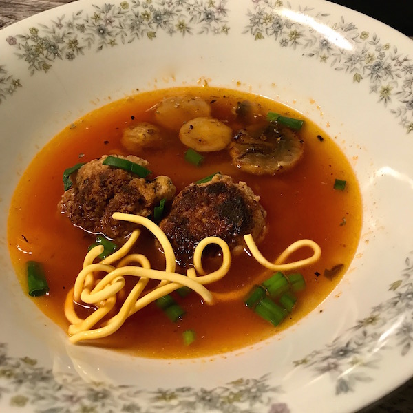 Recette Soupe Asiatique avec Boulettes de Viande Circulaire en ligne