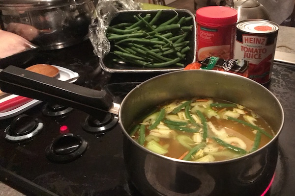 Soupe Légumes et Porc
