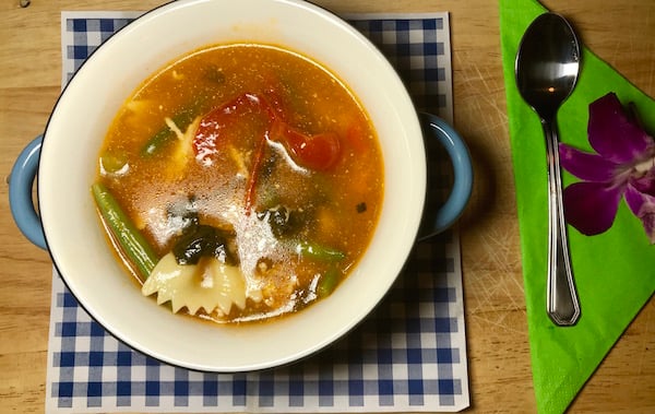 Soupe Poulet Légumes et Jus Tomates 5