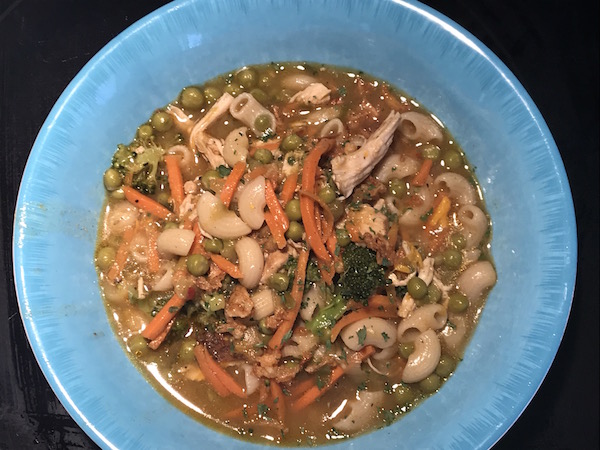 Soupe Poulet Légumes et Pâtes Sans Gluten 5