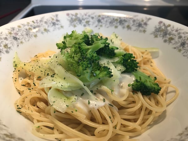 Spaghetti Sauce Blanche et Brocoli 2