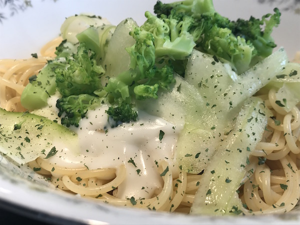 Spaghetti Sauce Blanche et Brocoli 7