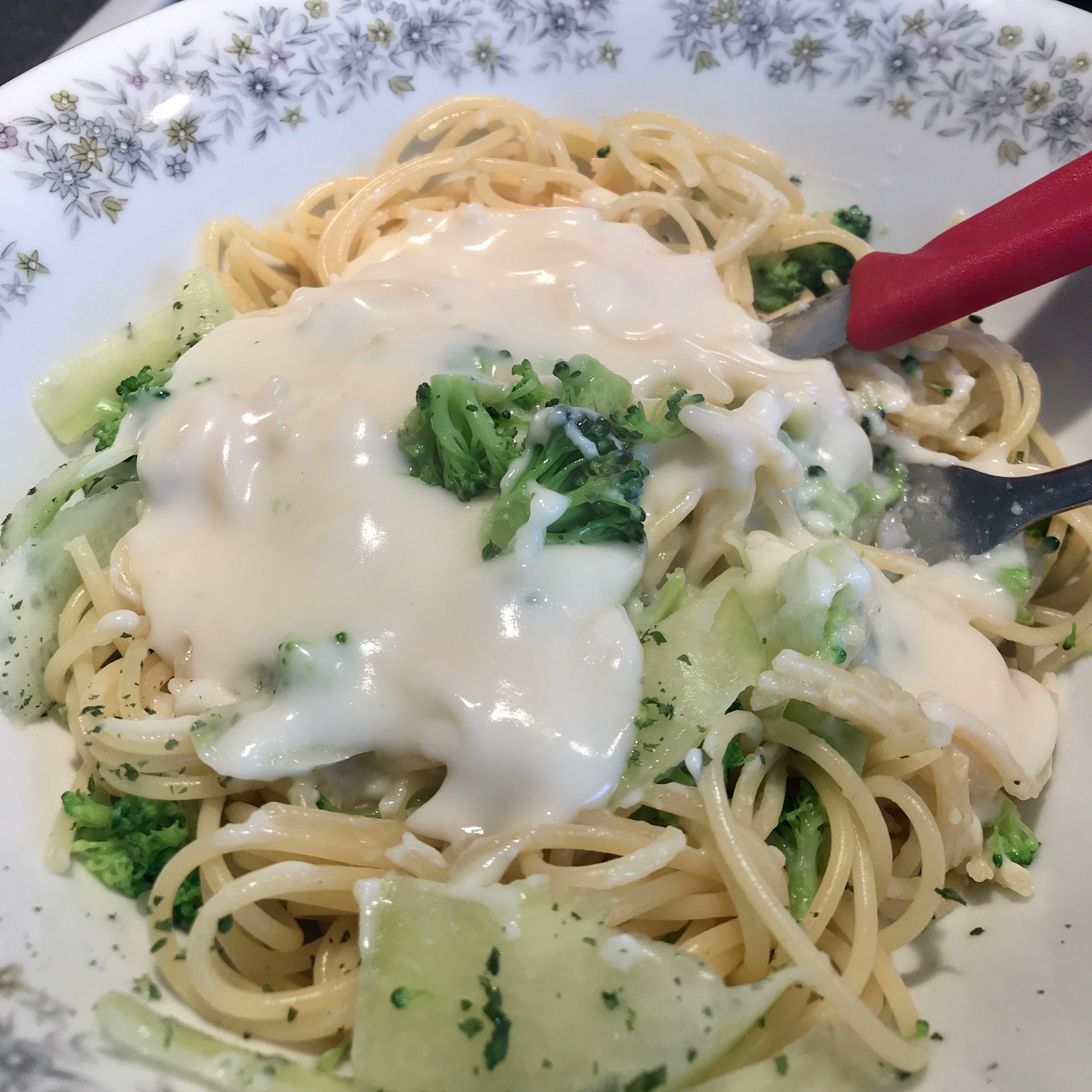 Recette Spaghetti Sauce Blanche et Brocoli Circulaire en ligne