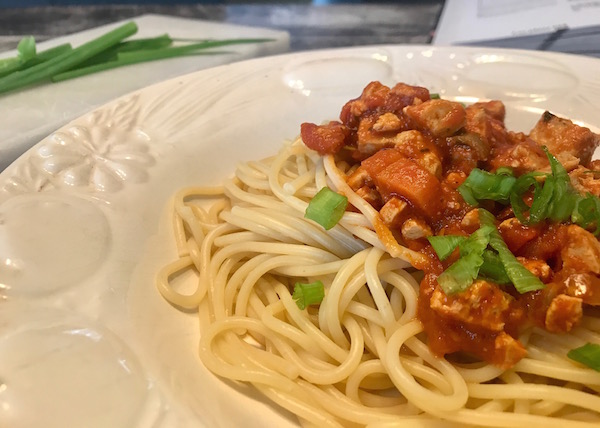 Spaghetti Végétarien au Tofu 2
