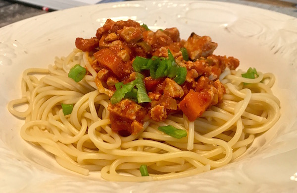 Spaghetti Végétarien au Tofu 4