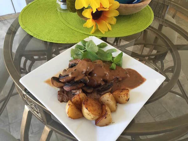 Steak sauce aux poivre 2