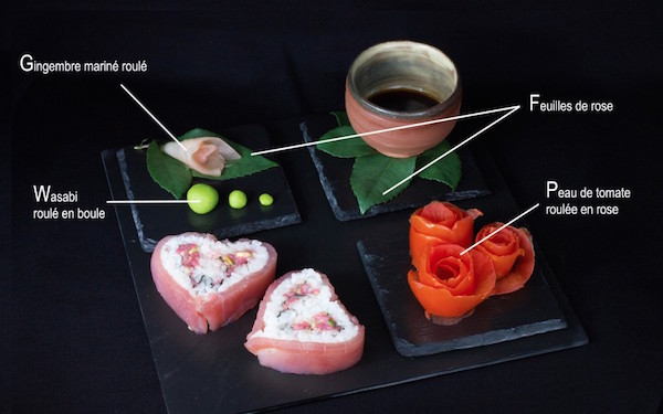 Sushi St-Valentin