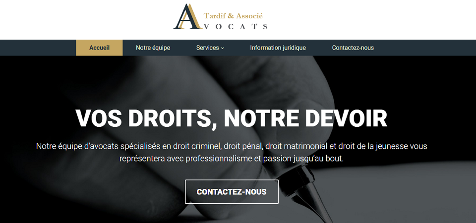 Tardif & Associ&eacute; Avocats en Ligne