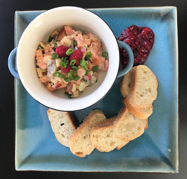 Tartare de Saumon aux Fruits 7