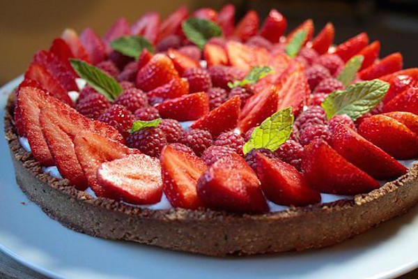Tarte aux Fraises sans Gluten et sans Lactose