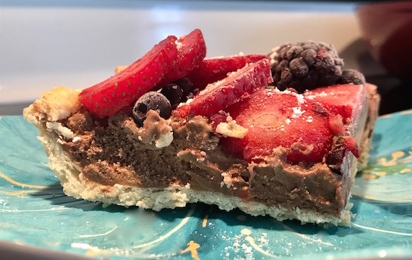 Tarte Crème Glacée et Fruits 1