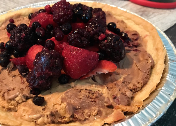 Tarte Crème Glacée et Fruits 1
