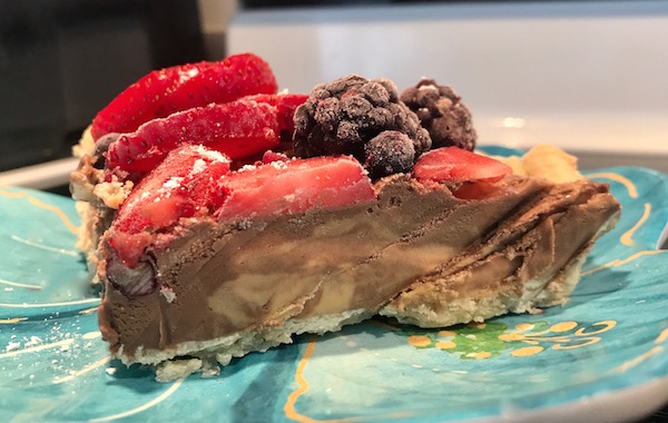 Tarte Crème Glacée et Fruits 2