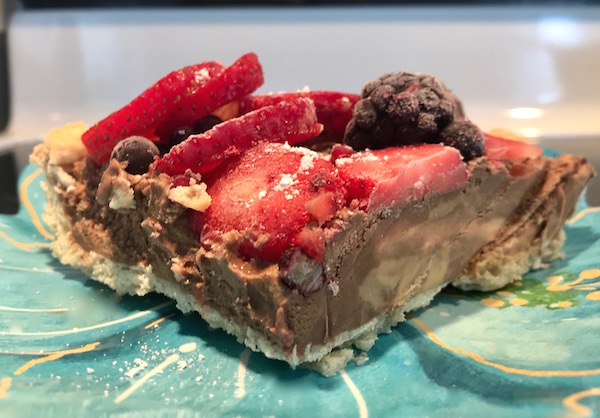 Tarte Crème Glacée et Fruits 2