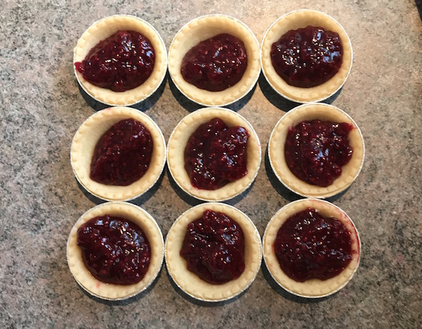 Tartes et Tartelettes aux Framboises pour Noël 3