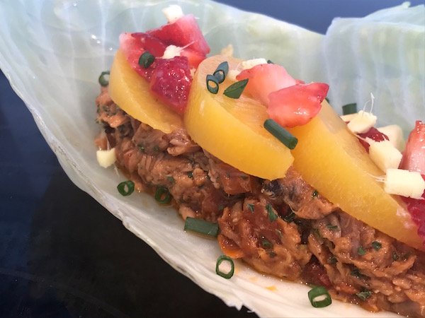 Thon et Tomates Séchées sur Feuilles de Chou 5