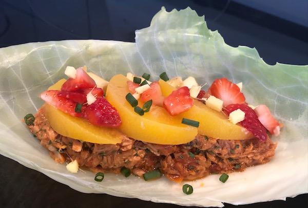 Thon et Tomates Séchées sur Feuilles de Chou 6