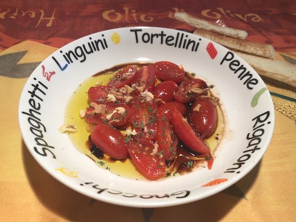  Tomates au Vinaigre Balsamique et L'huile D'olives 3