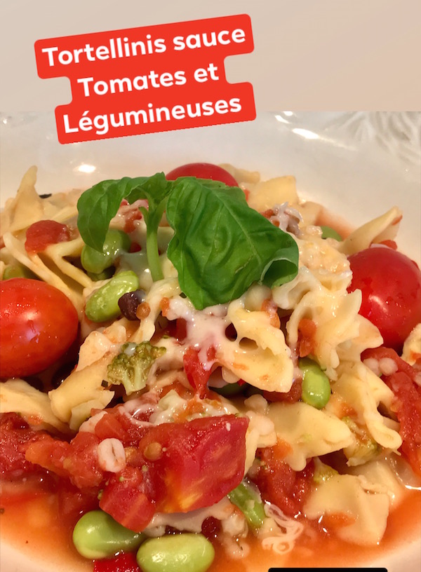 Tortellinis Sauce Tomates et Légumineuses 6