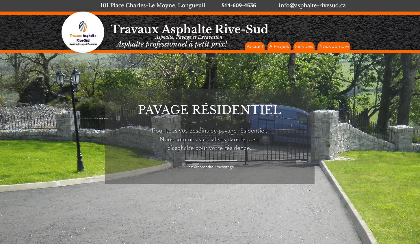 Travaux Asphalte Rive-Sud Travaux Asphalte Rive-Sud