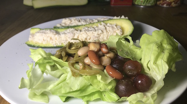 Zucchinis Farcis de Thon Blanc avec Salade Fraicheur Fruitée 7