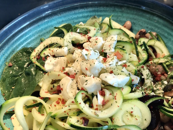 Zucchinis Spirales en Salade Savoureuse 1