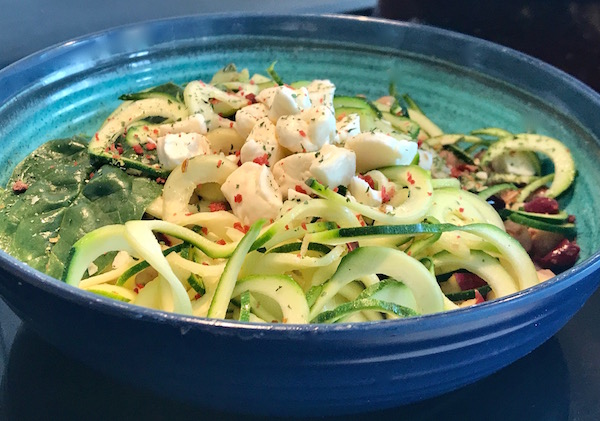 Zucchinis Spirales en Salade Savoureuse 2