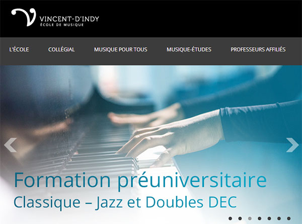 École de Musique Vincent d'Indy en ligne