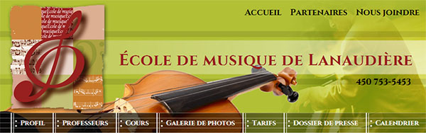 École de Musique de Lanaudière en ligne